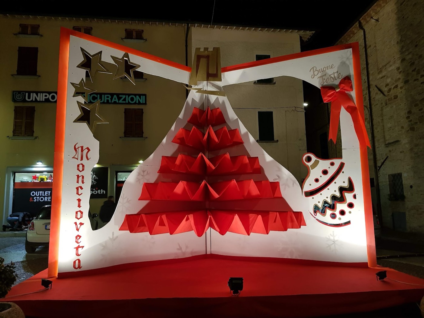 L'albero artistico del rione Moncioveta — 2018